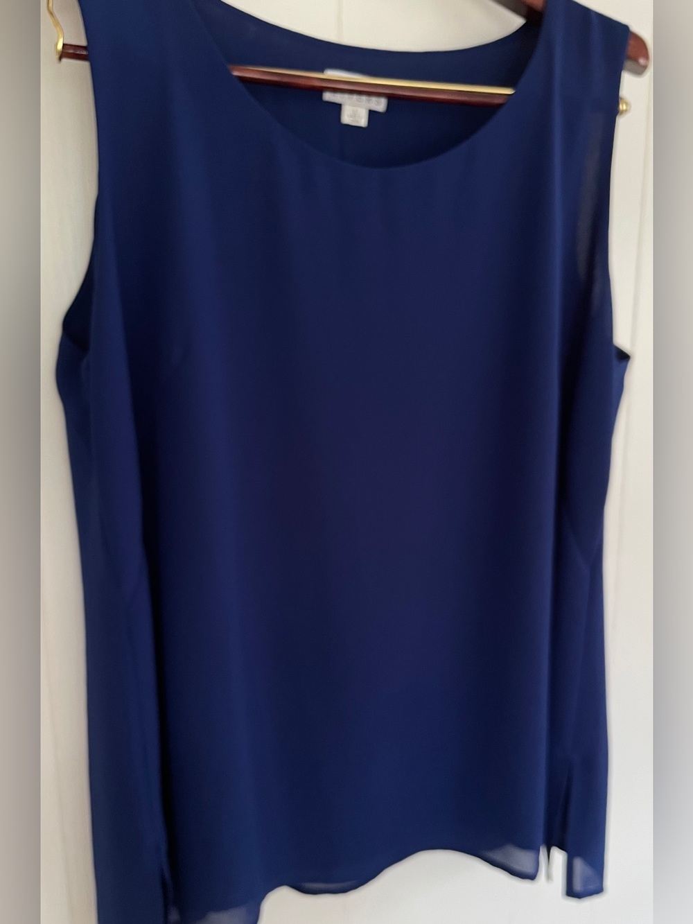 Joan Rivers Royal Blue Shell Size-Large - Picture 4 of 10